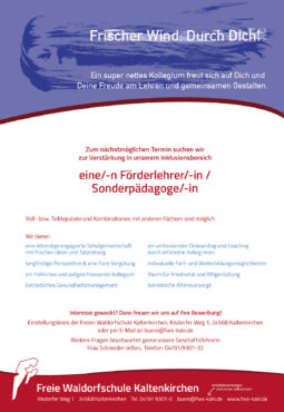 Förderlehrer/Sonderpädagoge