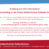 Infoabend: Quereinstieg an der FWS Kaltenkirchen